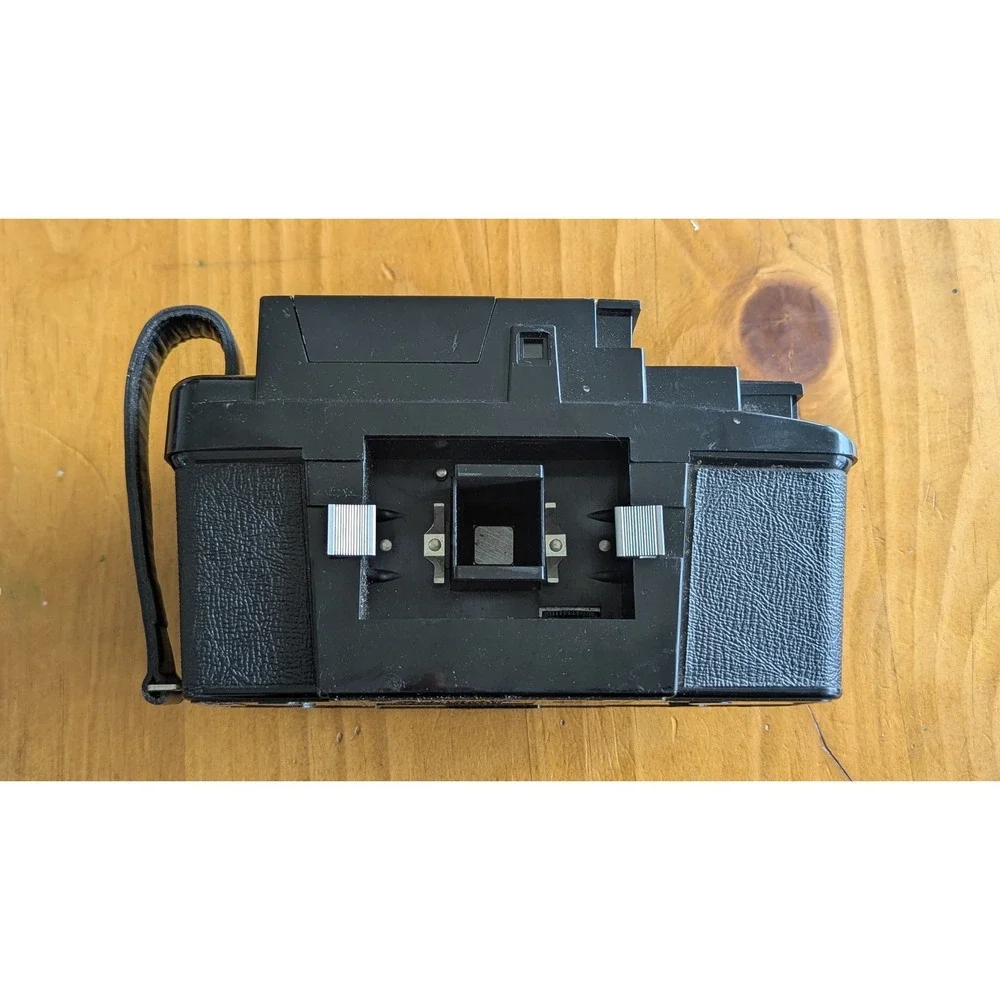 Fotron III Instant Camera Black with Flash Bulb Attachment‎ Vintage